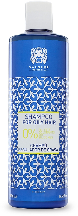 Szampon do włosów przetłuszczających się - Valquer Shampoo For Oily Hair — Zdjęcie N2