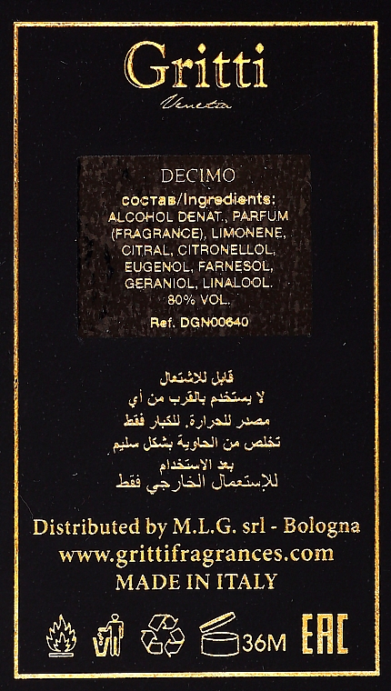 Dr Gritti Decimo - Perfumy — Zdjęcie N3
