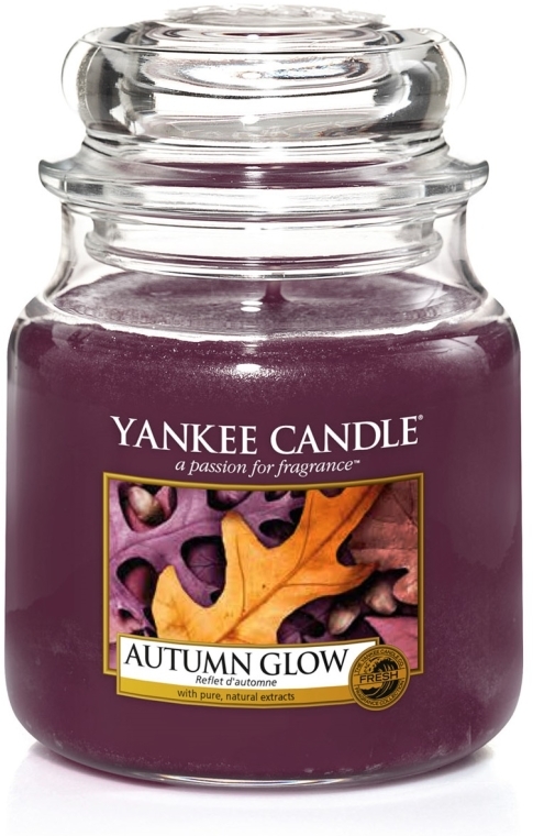 Świeca zapachowa w słoiku - Yankee Candle Autumn Glow — Zdjęcie N2