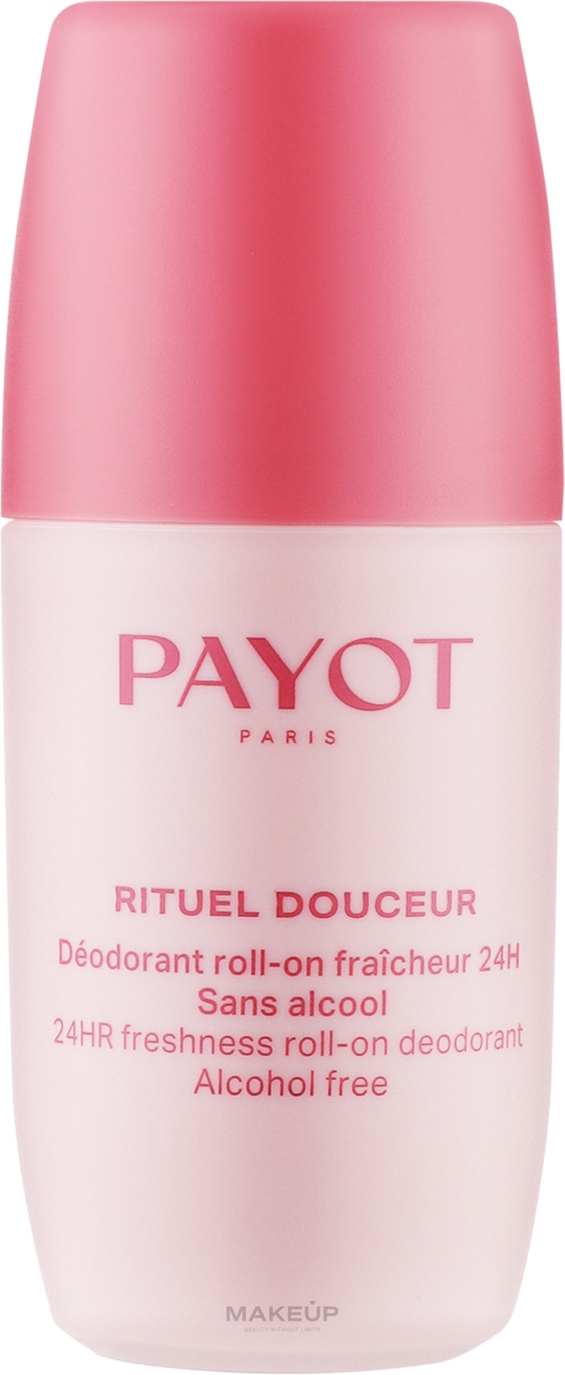 Dezodorant w kulce - Payot 24HR Freshness Roll-On Deodorant Alcohol Free — Zdjęcie 75 ml