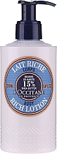 Odżywcze mleczko do ciała z masłem shea - L'Occitane 15% Shea Butter Rich Lotion — Zdjęcie N1