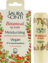 Kup Nawilżający balsam do ust z jagodami goji i aloesem - Laura Conti Botanical Vegan Moisturizing