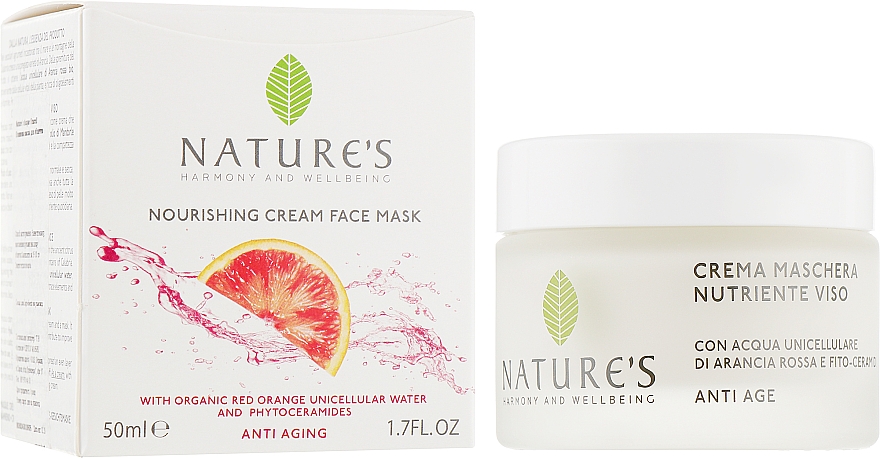 Odżywcza maska ​​w kremie do twarzy - Nature's Nourishing Cream Face Mask — Zdjęcie N1