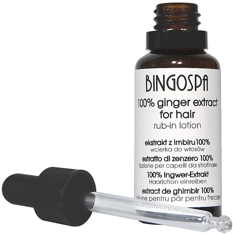 Lotion do włosów ze 100% ekstraktem z imbiru - BingoSpa 100% Ginger Extract For Hair — Zdjęcie N2