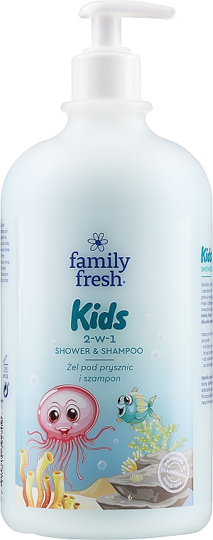 Delikatny żel pod prysznic i szampon 2 w 1 dla dzieci - Soraya Family Fresh Kids