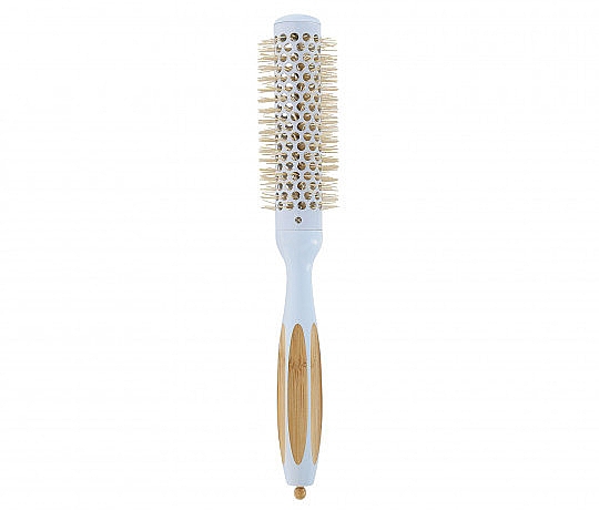Okrągła szczotka do stylizacji włosów - Ilu Hair Brush BambooM Round 25 mm — Zdjęcie N1