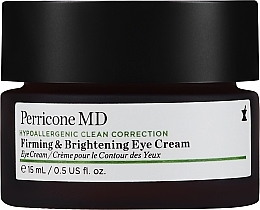 Ujędrniająco-rozświetlający krem pod oczy - Perricone MD Hypoallergenic Clean Correction Firming & Brightening Eye Cream — Zdjęcie N1