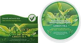 Krem do masażu ciała - Deoproce Premium Deoproce Clean & Moisture Green Tea Massage Cream  — Zdjęcie N2