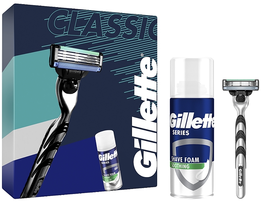 PRZECENA! Zestaw - Gillette Mach3 (razor/1pc + foam/100ml)  * — Zdjęcie N2