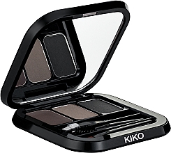 Paletka cieni do brwi - Kiko Milano Eyebrow Expert Palette — Zdjęcie N3