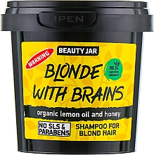 Kup PRZECENA! Szampon do włosów blond Blonde With Brains - Beauty Jar Shampoo For Blond Hair *
