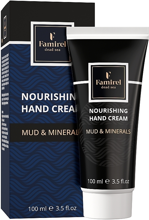 Odżywczy krem do rąk - Famirel Nourishing Hand Cream Mud & Minerals — Zdjęcie N2