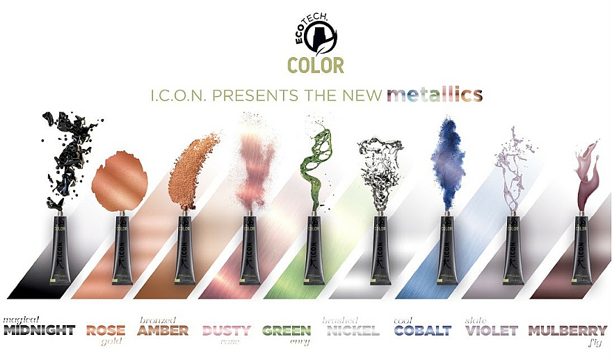 Krem koloryzujący do włosów bez amoniaku - I.C.O.N. Ecotech Color Metallics — Zdjęcie N2
