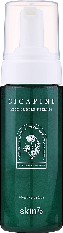 Delikatny peeling w piance do twarzy - Skin79 Cica Pine Mild Bubble Peeling — Zdjęcie N1