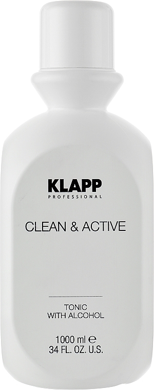Tonik do twarzy - Klapp Clean & Active Tonic with Alcohol — Zdjęcie N6