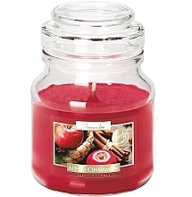 Świeca zapachowa w szkle Jabłko i cynamon - Bispol Scented Candle Apple & Cinnamon — Zdjęcie N1