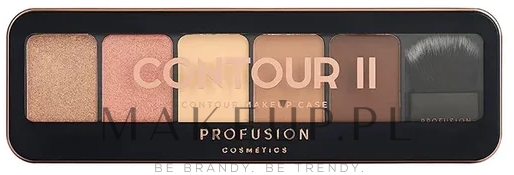 Paleta do konturowania - Profusion Cosmetics Makeup Case — Zdjęcie Contour II