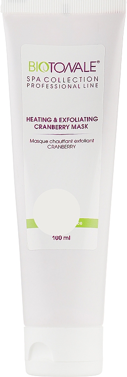 Samorozgrzewająca się żurawinowa maska peelingująca - Biotonale Heating & Exfoliating Cranberry Mask — Zdjęcie N3