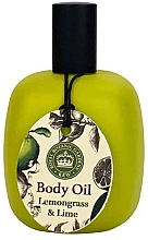 Masło do ciała Trawa cytrynowa i limonka - The English Soap Company Kew Gardens Lemongrass & Lime Body Oil — Zdjęcie N1