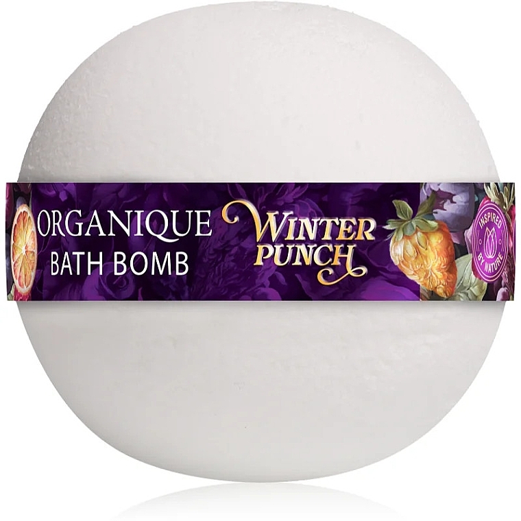 Kula do kąpieli Zimowy poncz - Organique Winter Punch Bath Bomb — Zdjęcie N1