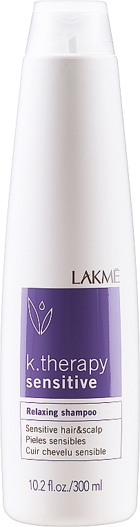 Delikatny szampon z alantoiną do wrażliwej skóry głowy - Lakmé K.Therapy Sensitive Shampoo — Zdjęcie N1