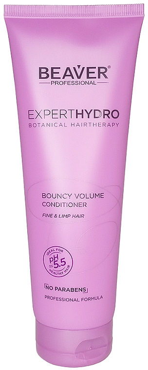 Odżywka zwiększająca objętość do włosów cienkich i delikatnych - Beaver Professional Expert Hydro Bouncy Volume Conditioner — Zdjęcie N1