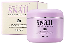 Wygładzający krem do twarzy - Naexy Snail Hundred Cream — Zdjęcie N1