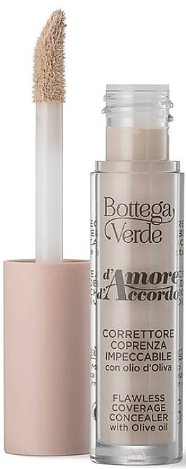 Korektor do twarzy - Bottega Verde D'Amore D'Accordo Flawless Coverage Concealer with Olive Oil — Zdjęcie N2