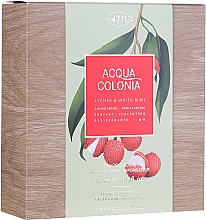 Kup Maurer & Wirtz 4711 Aqua Colognia Lychee & White Mint - Zestaw (edc 50 ml + sh/gel 75 ml)
