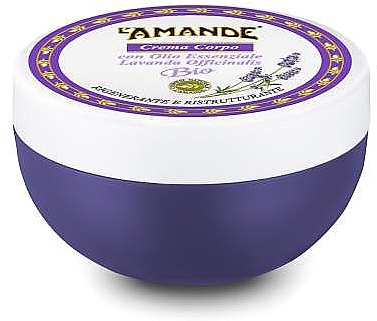 Krem do ciała z lawendą - L'Amande Body Cream Organic Piedmont Lavender — Zdjęcie N1