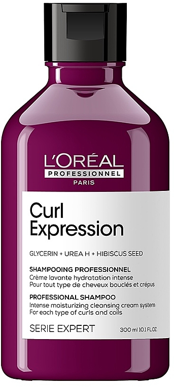 Kremowy szampon intensywnie nawilżający - L'Oreal Professionnel Serie Expert Curl Expression Intense Moisturizing Cleansing Cream Shampoo — Zdjęcie N1
