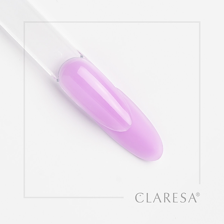 Modelujący żel do paznokci - Claresa Soft & Easy Builder Gel UV/LED Lilac — Zdjęcie N7