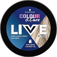 Półtrwała 5-minutowa maska do włosów - Schwarzkopf Live Colour & Care 5 Minute Hair Mask — Zdjęcie N3