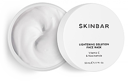 Kup Rozjaśniająca maska na twarz z witaminą C i niacynamidem - SKINBAR Vitamin C & Niacinamide Face Mask