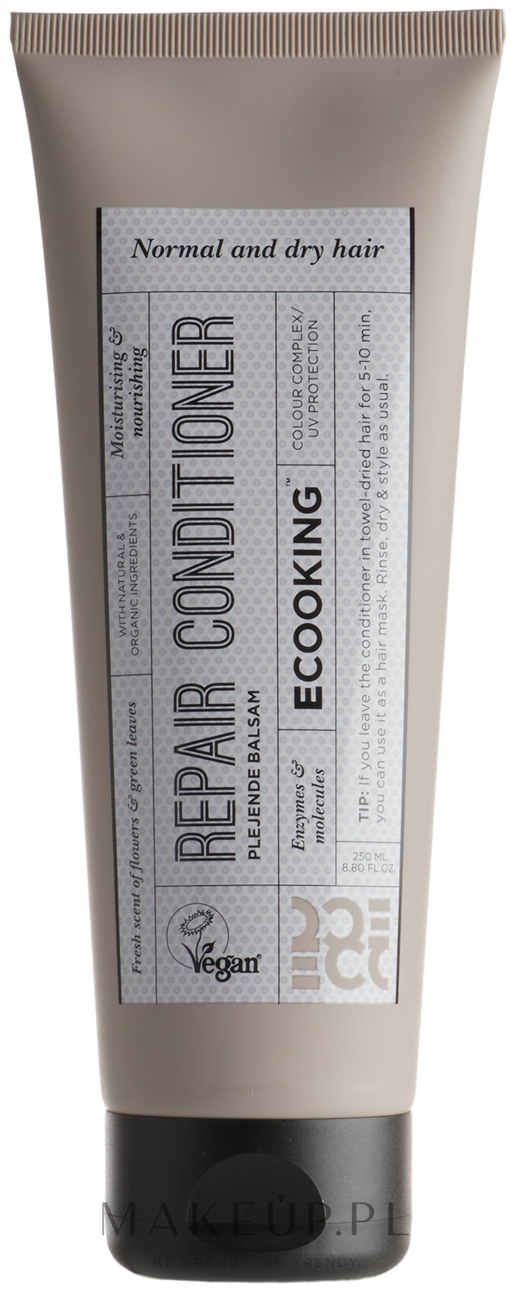 Regenerująca odżywka do włosów suchych i zniszczonych - Ecooking Repair Conditioner — Zdjęcie 250 ml