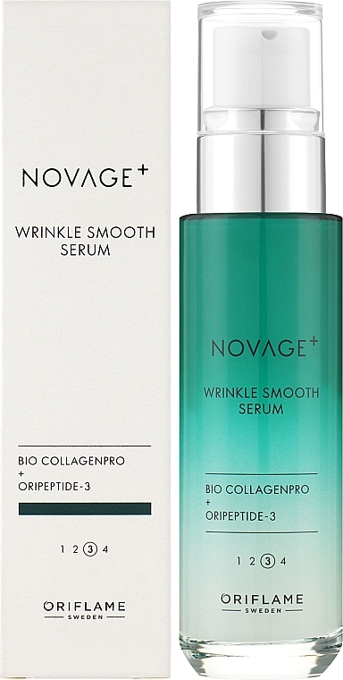 Serum przeciwzmarszczkowe do twarzy - Oriflame Novage+ Wrinkle Smooth Serum — Zdjęcie N2