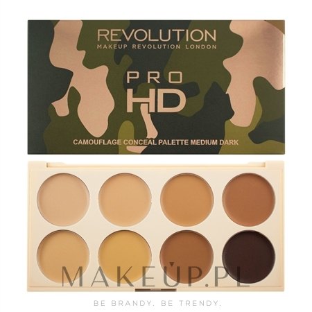 Paleta korektorów do twarzy - Makeup Revolution Ultra Pro HD Camouflage — Zdjęcie Medium Dark