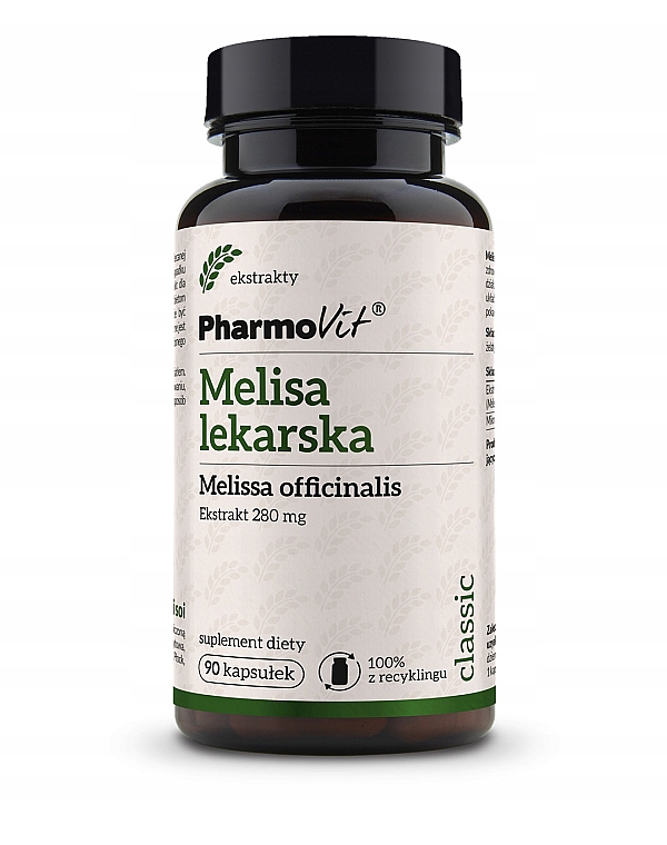 Suplement diety Melissa lekarska, 280 mg	 - PharmoVit Classic Melissa Officinalis — Zdjęcie N1