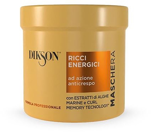 Wygładzająco-nawilżająca maska do włosów - Dikson Hair Mask Ricci Energici — Zdjęcie N1