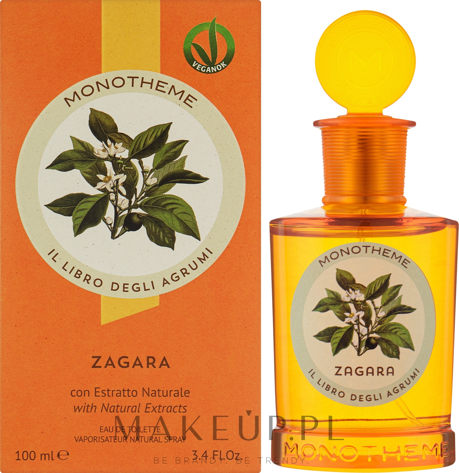 Monotheme Fine Fragrances Venezia Zagara - Woda toaletowa  — Zdjęcie 100 ml
