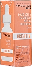 PRZECENA! Serum rozjaśniające przebarwienia - Revolution Skincare Kojic Acid & Raspberry Ketone Glucoside Brighten Serum * — Zdjęcie N2