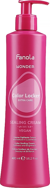 Krem do włosów - Fanola Wonder Color Locker Sealing Cream — Zdjęcie N3