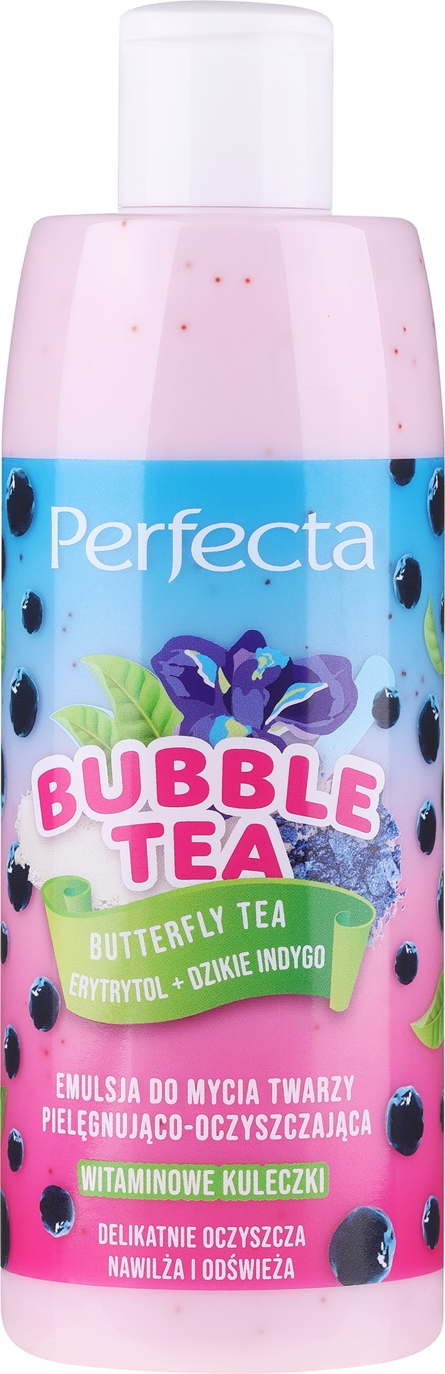 Odżywcza i oczyszczająca emulsja do mycia twarzy - Perfecta Bubble Tea — Zdjęcie 300 ml