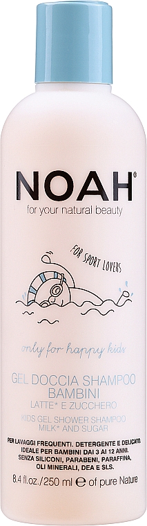 Żel pod prysznic i szampon dla dzieci - Noah Kids Gel Shower Shampoo — Zdjęcie N1