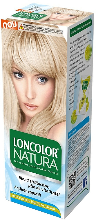 Zestaw do rozjaśniania włosów - Loncolor Natura Bleacing Kit — Zdjęcie N1