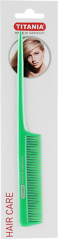 Grzebień z uchwytem 20,5 cm, zielony - Titania — Zdjęcie N1