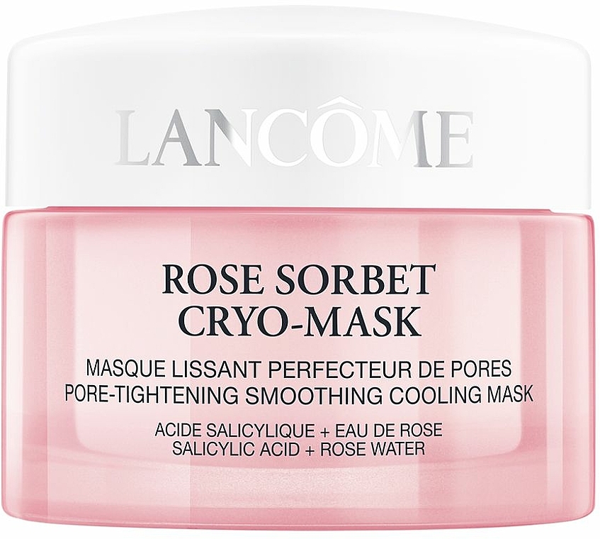 Chłodząca maska do twarzy - Lancome Rose Sorbet Cryo-Mask