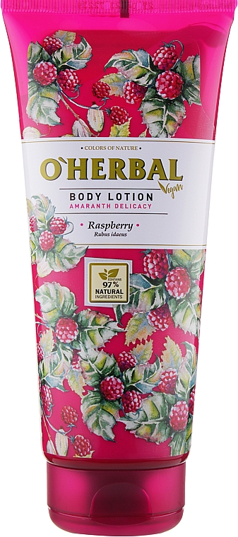 Balsam do ciała Malina - O'Herbal Body Lotion Raspberry