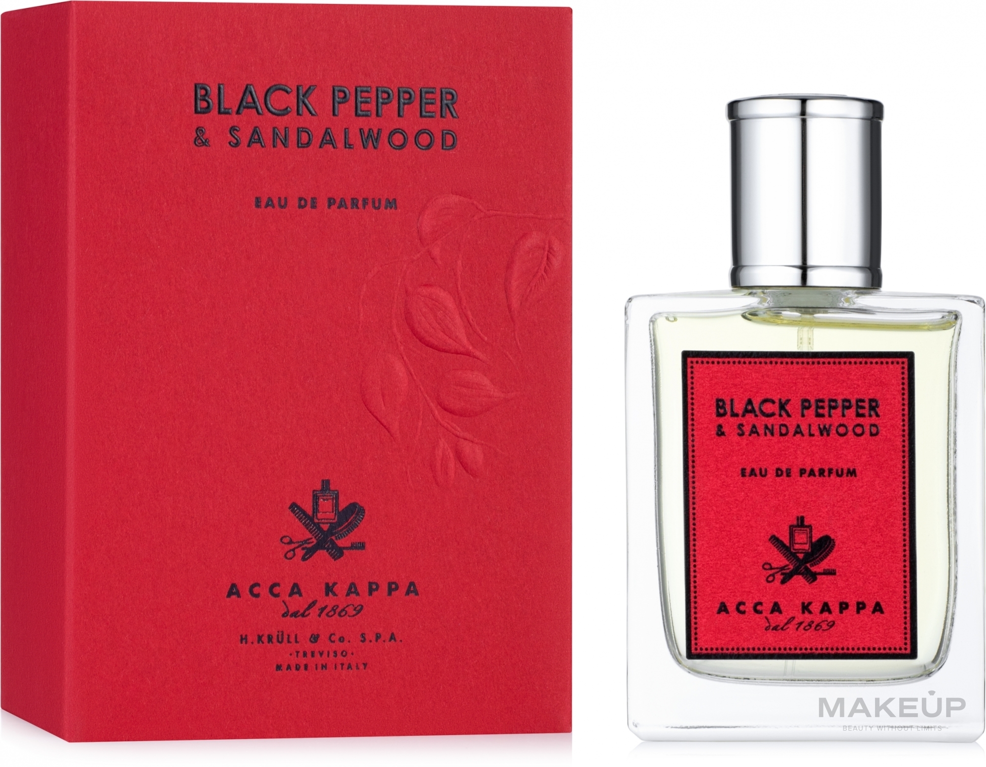 Acca Kappa Black Pepper & Sandalwood - Woda perfumowana — Zdjęcie 50 ml