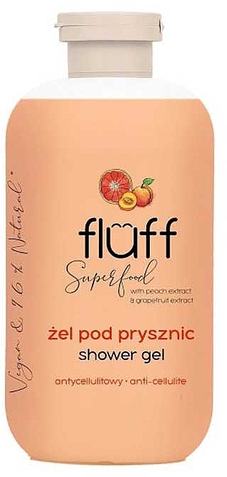 	Żel pod prysznic Brzoskwinia i grejpfrut - Fluff Superfood Peach & Grapefruit Shower Gel — Zdjęcie N1